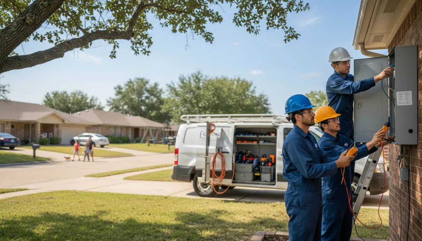 Certified electrician providing emergency electrical services in Spruce Pine, AL